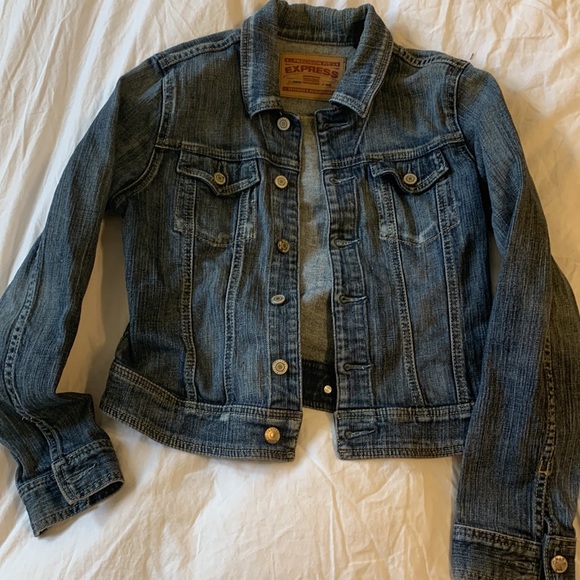 Express Jackets & Blazers - EXPRESS Denim Blue Jean Jacket-M